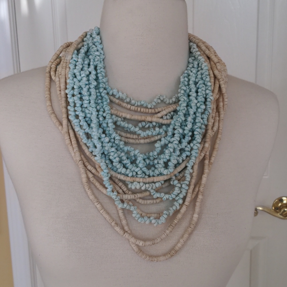 Shell bohemian necklace | beachy look